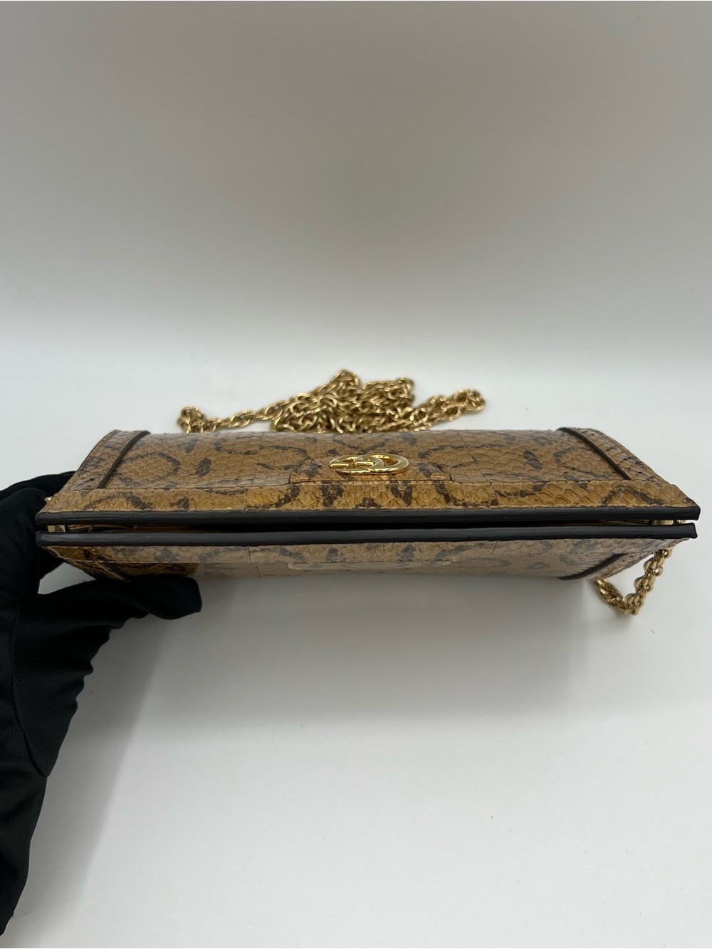 Gucci Ophidia crossbody limited-edition brown Python leather gold-tone hardware - Picture 4 of 16